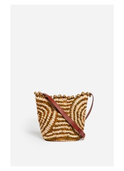 Panier En Raphia En Soie