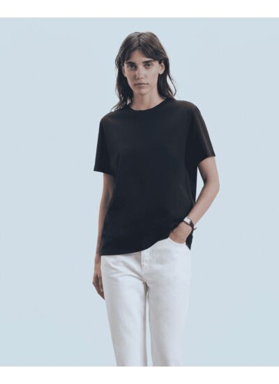 T-shirt Col Rond Manches Courtes