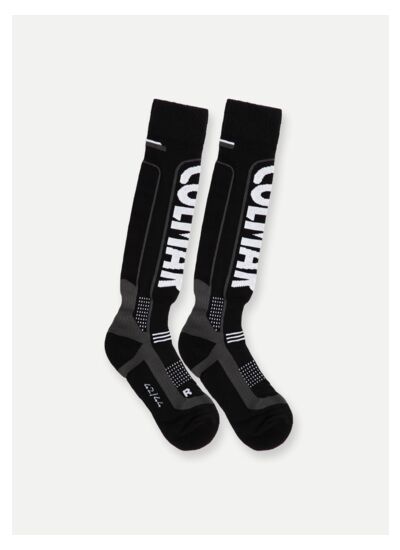 Chaussettes de ski unisexes avec maxi logo