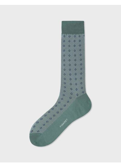Chaussettes en fil d'Ecosse à motifs verts