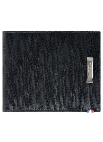 Porte-billets 6 cartes Contraste Noir avec Pince à Billets