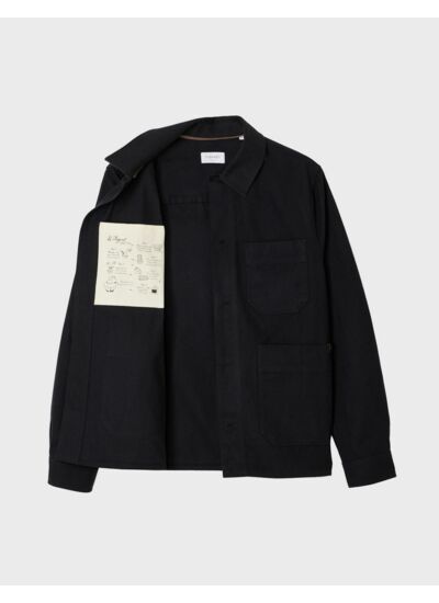 Veste en flanelle noire - "La Figaret de" Jeffrey Cagnes