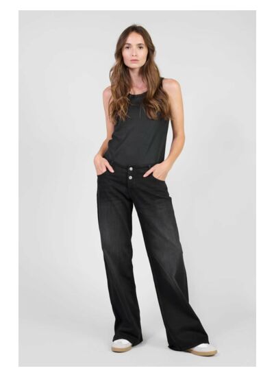 Jeans flare wide leg, longueur 34