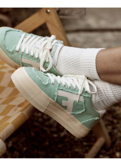 Tennis basses vert menthe