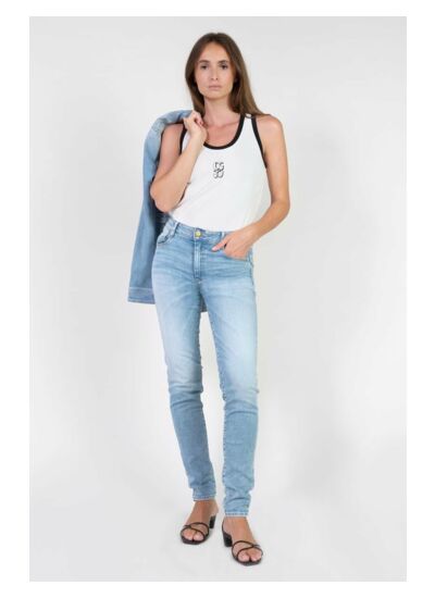 Jeans push-up slim taille haute PULP, longueur 34