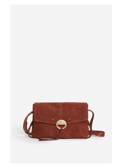 Grand Sac Othilia En Cuir Velours En Cuir