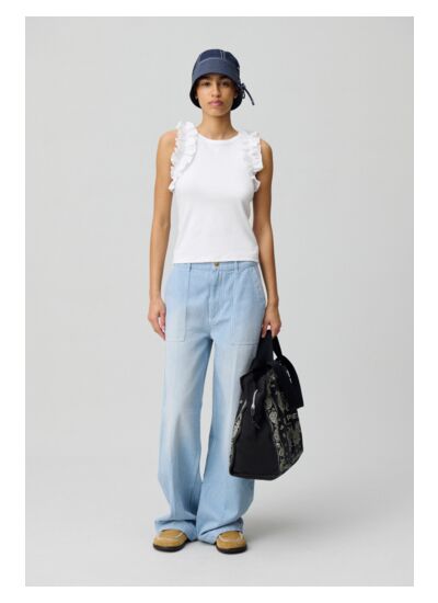 Débardeur à volants