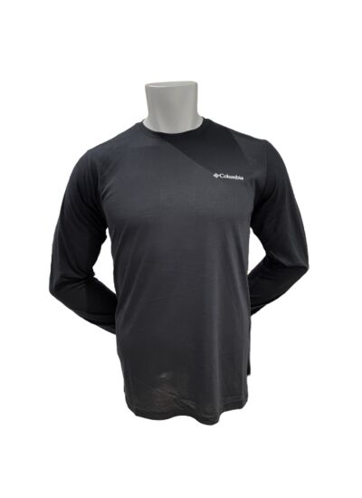 Marshall Valley Long Sleeve Logo Tee Noir