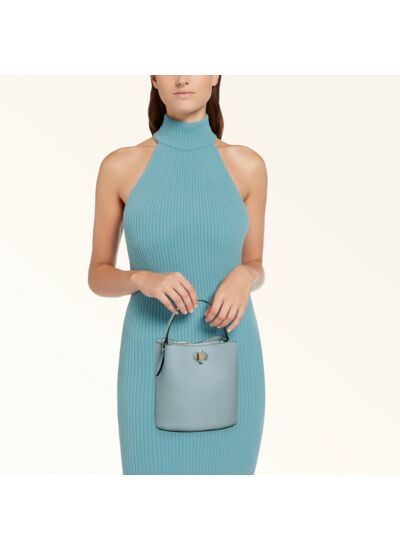 DANAE MINI BUCKET BAG - VITELLO KERIA