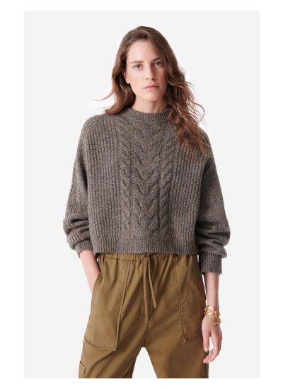 Pull Delora En Laine Mérinos Mélangée