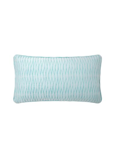 Yves Delorme - Housse de coussin en coton bleu, Le Cap