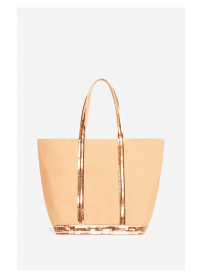 Cabas L Zippé En Toile En Lyocell Et Coton