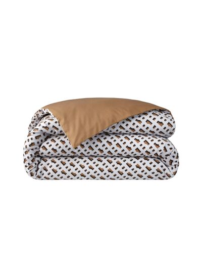BOSS Home - Housse de couette en satin de coton, B Monogram