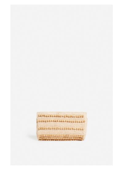 Pochette Raphia En Papier En Viscose