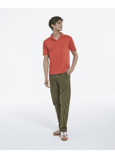 Pantalon En Coton Avec Poches Plaquees Homme