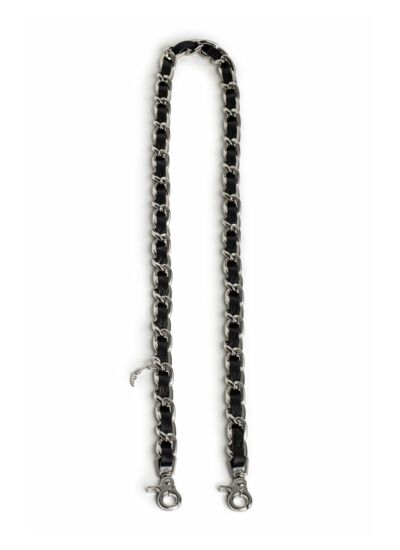Bandoulière Chaîne Et Cuir