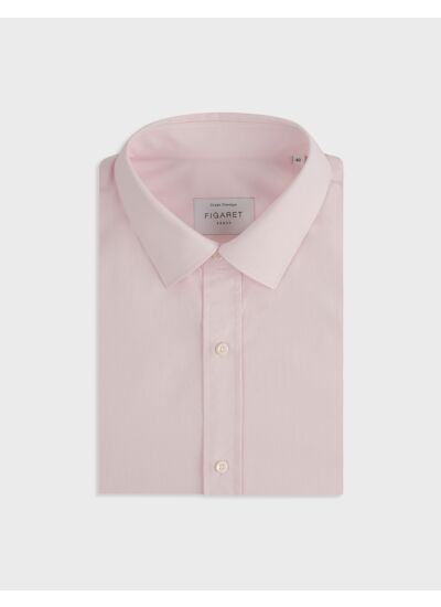 Chemise classique rose
