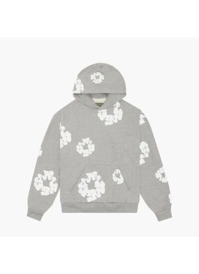 Denim Tears Hoodie The Cotton Wreath Gris