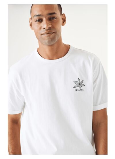 Men T-shirt White
