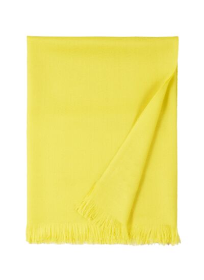 Petite étole en voile - Accessoire - JAUNE TENNIS