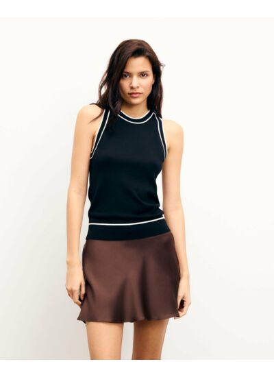 Top Débardeur Liserés Contrastés