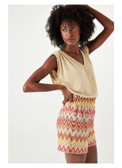 Women Shorts Orange