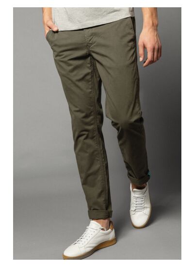 Chino 702 coupe comfort vert foncé