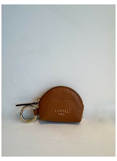 Lettrine De Lancel - Porte-Monnaie Demi Lune - Camel