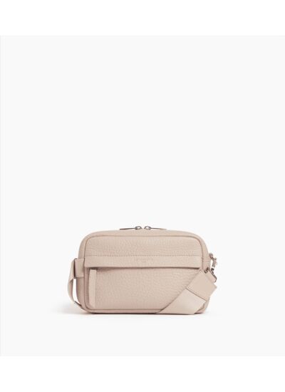 Petit sac bandoulière Noah en cuir grain buffle et cuir lisse