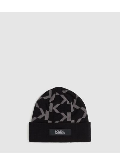 K/MONOGRAM BEANIE