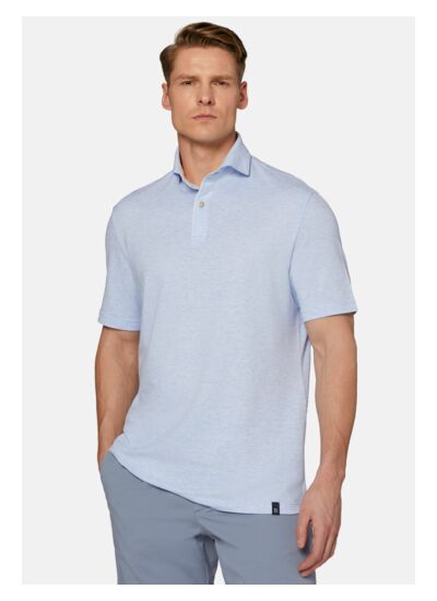 Polo En Piqué De Coton Lin.