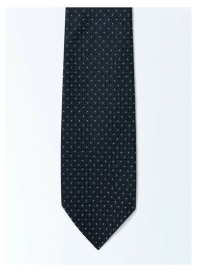 Cravate en Jacquard de soie à fleurs