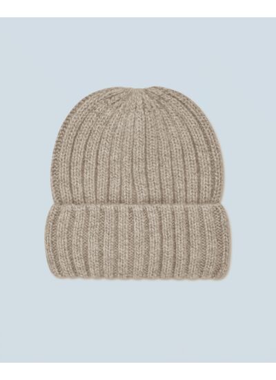 Bonnet à Revers à Côtes