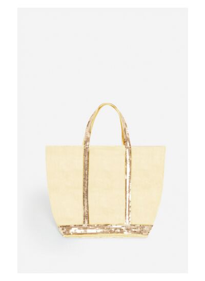 Cabas M En Lin En Viscose Et Polyester