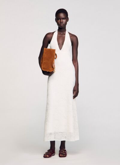 Sandro Robe longue en maille