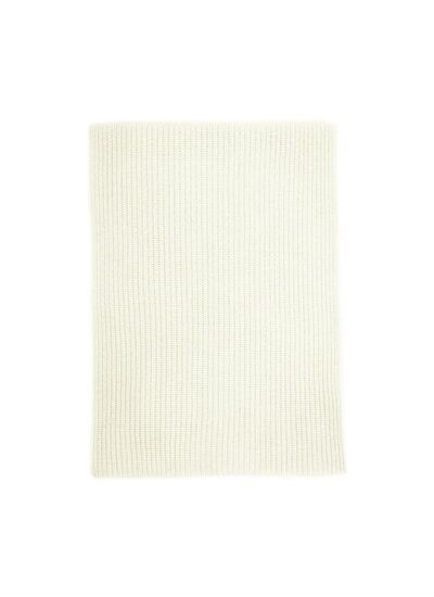 Écharpe à côtes anglaises 170 cm x 30 cm  - Accessoire - NATUREL
