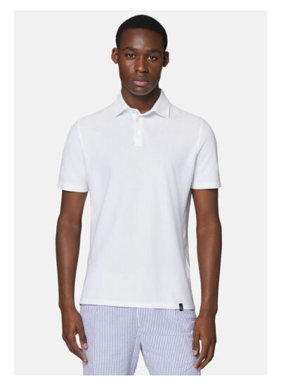 Polo En Jersey Crêpe De Coton