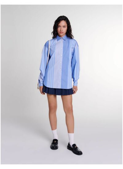 Chemise loose à rayures
