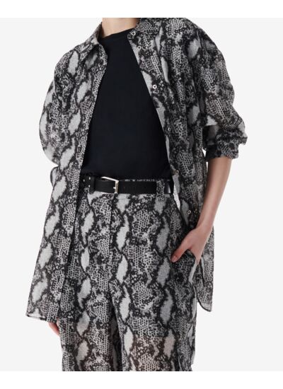 Chemise Longue À Imprimé