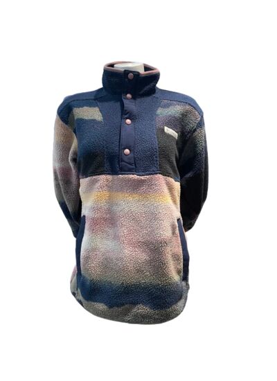 SUNSET CANYON FS PRINTED HALF SNAP Bleu