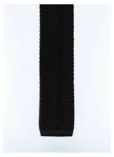Cravate en tricot de soie