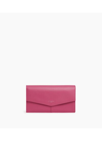 Grand portefeuille Charlotte en cuir lisse