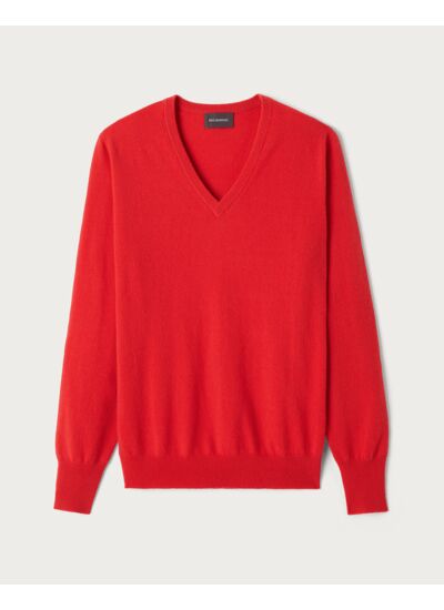 Pull col V classique - Homme - FEU