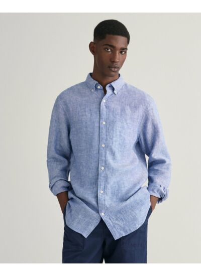 Chemise regular fit en lin
