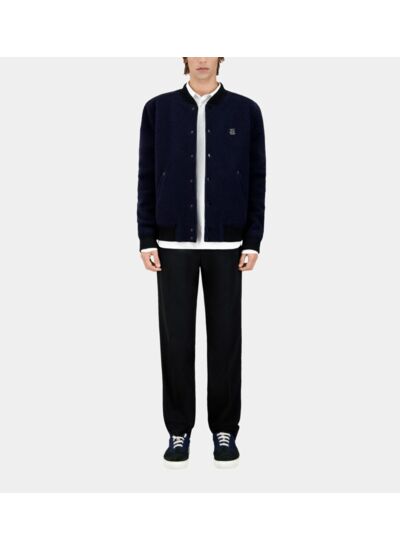 Blouson Bombers En Laine Bouclee Homme