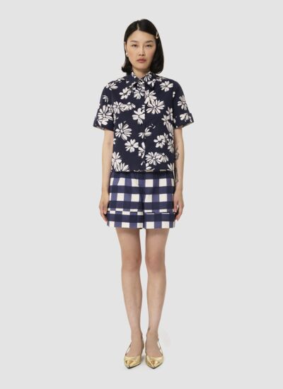 Tara Jarmon Chemise charles - bleu nuit imprimée fleuri