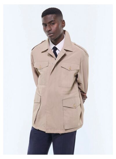 Veste reporter en tissu déperlant