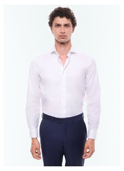 Chemise cutaway en coton biologique