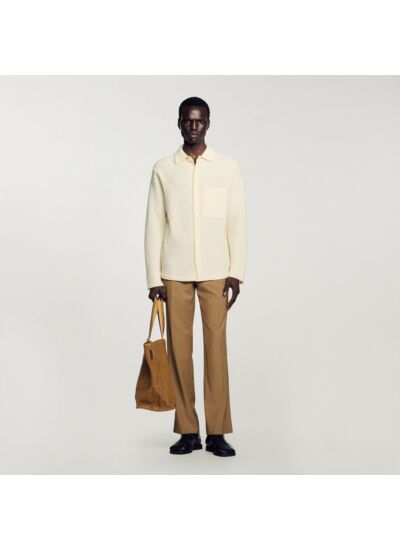 Chemise oversize en maille