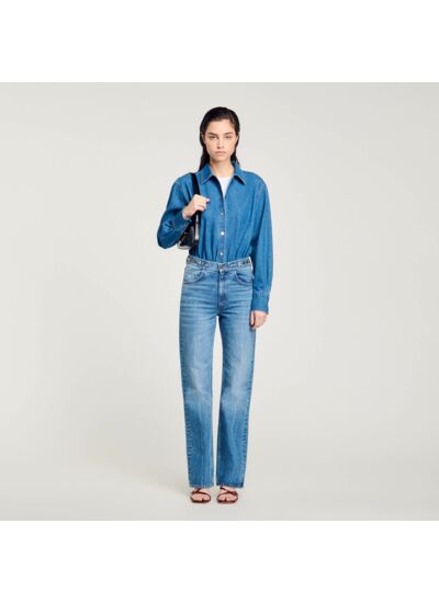 Chemise body en jean